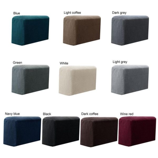 Home Textiles |   High Quality Chair Stretchy Removable Home & Living Couch Arm Protector Sofa Cover Armrest Covers Home & Kitchen Home Textiles