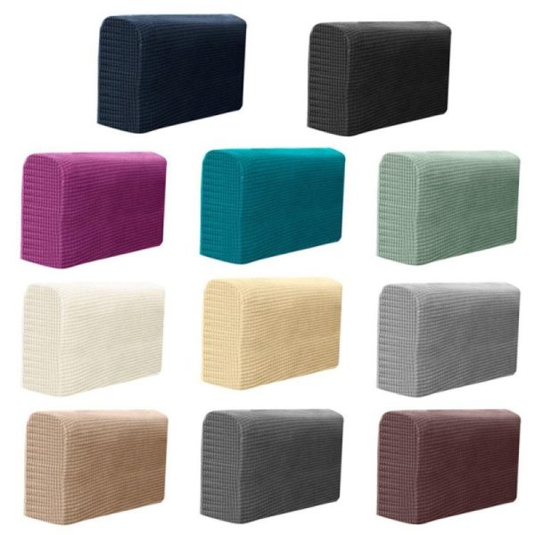 Home Textiles |   High Quality Chair Stretchy Removable Home & Living Couch Arm Protector Sofa Cover Armrest Covers Home & Kitchen Home Textiles