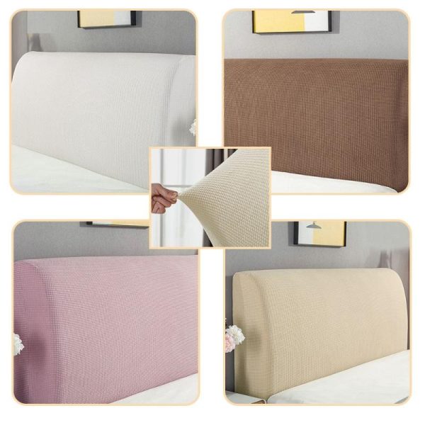 Home Textiles |   Home Thicken Solid Color Back Chair Cover Dustproof Slipcover Bed Headboard Cover Bed Head Covers Home & Kitchen Home Textiles