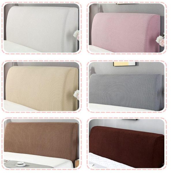 Home Textiles |   Home Thicken Solid Color Back Chair Cover Dustproof Slipcover Bed Headboard Cover Bed Head Covers Home & Kitchen Home Textiles