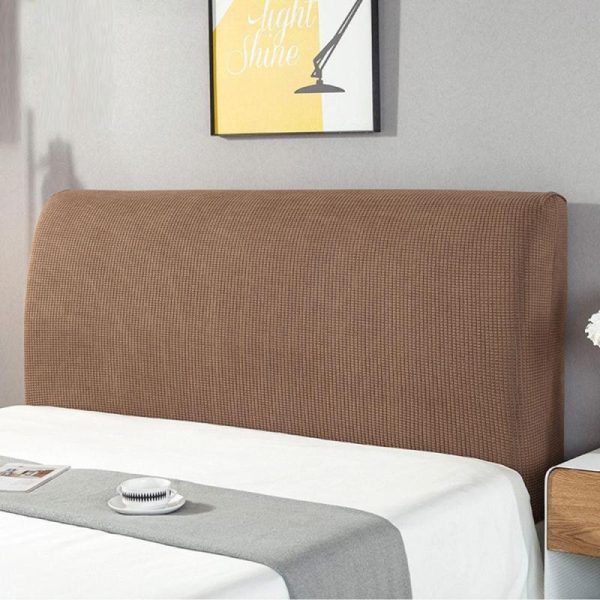 Home Textiles |   Home Thicken Solid Color Back Chair Cover Dustproof Slipcover Bed Headboard Cover Bed Head Covers Home & Kitchen Home Textiles