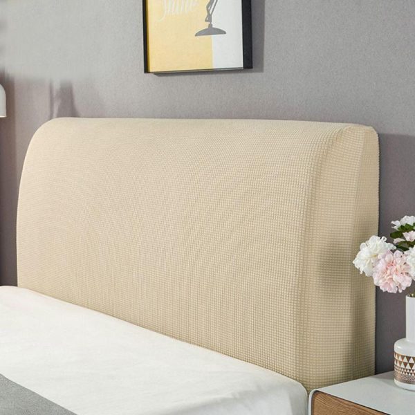 Home Textiles |   Home Thicken Solid Color Back Chair Cover Dustproof Slipcover Bed Headboard Cover Bed Head Covers Home & Kitchen Home Textiles