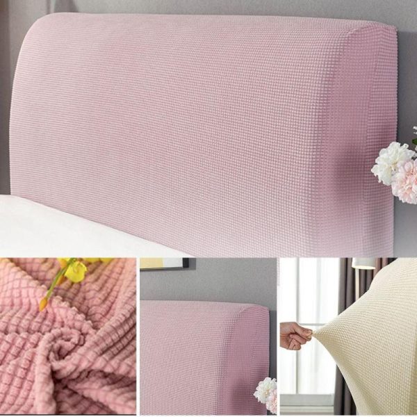 Home Textiles |   Home Thicken Solid Color Back Chair Cover Dustproof Slipcover Bed Headboard Cover Bed Head Covers Home & Kitchen Home Textiles