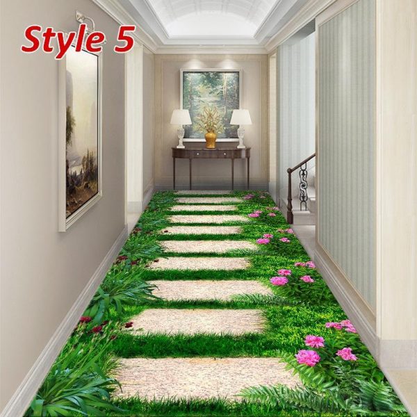 Home Textiles |   Homedo 11Styles 3D Living Room Carpets Indoor Entrance Doormat Bedside Area Rug Flower Grass Plants Kitchen Corridor Rug Carpet Home & Kitchen Home Textiles