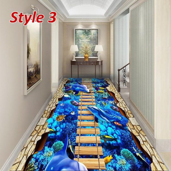 Home Textiles |   Homedo 11Styles 3D Living Room Carpets Indoor Entrance Doormat Bedside Area Rug Flower Grass Plants Kitchen Corridor Rug Carpet Home & Kitchen Home Textiles