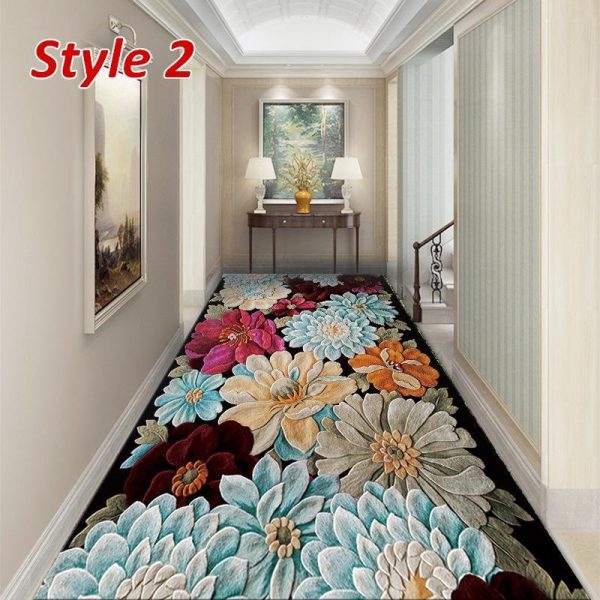 Home Textiles |   Homedo 11Styles 3D Living Room Carpets Indoor Entrance Doormat Bedside Area Rug Flower Grass Plants Kitchen Corridor Rug Carpet Home & Kitchen Home Textiles