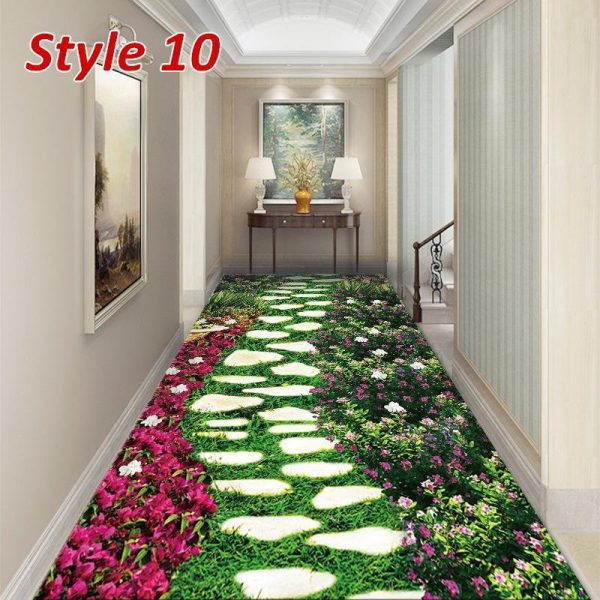 Home Textiles |   Homedo 11Styles 3D Living Room Carpets Indoor Entrance Doormat Bedside Area Rug Flower Grass Plants Kitchen Corridor Rug Carpet Home & Kitchen Home Textiles