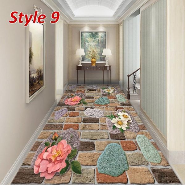 Home Textiles |   Homedo 11Styles 3D Living Room Carpets Indoor Entrance Doormat Bedside Area Rug Flower Grass Plants Kitchen Corridor Rug Carpet Home & Kitchen Home Textiles