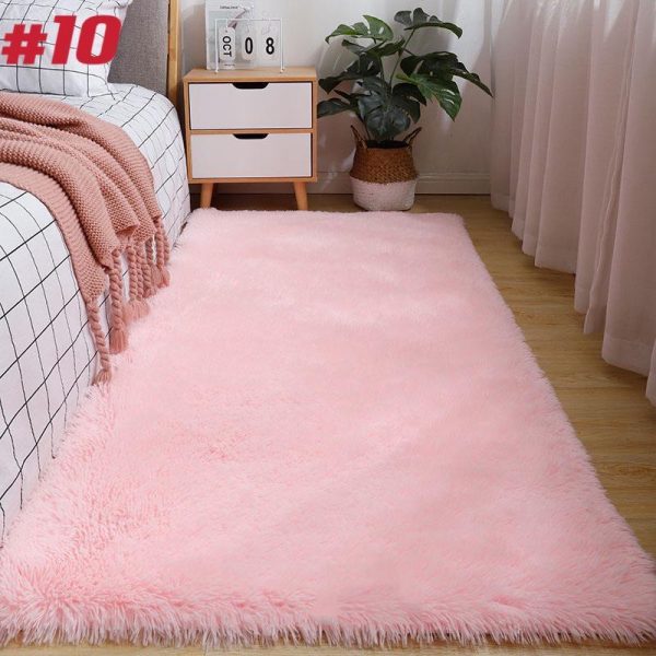 Home Textiles |   Living Room Rugs Imitation Wool Pad Fur Carpet Long Hair Soft Plush Bedroom Sofa Home & Kitchen Home Textiles