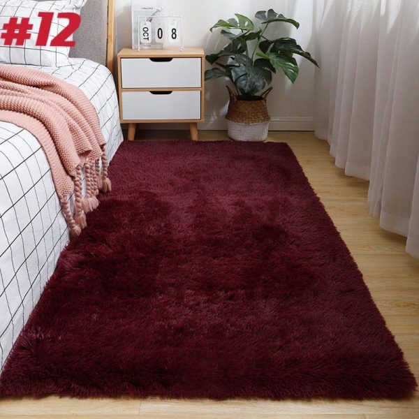 Home Textiles |   Living Room Rugs Imitation Wool Pad Fur Carpet Long Hair Soft Plush Bedroom Sofa Home & Kitchen Home Textiles