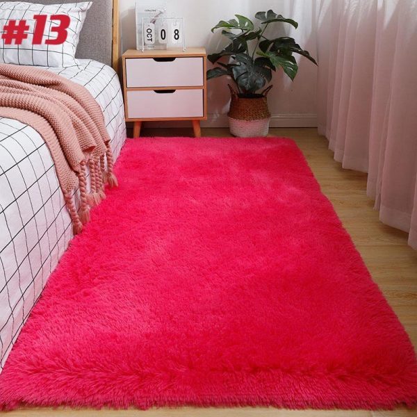 Home Textiles |   Living Room Rugs Imitation Wool Pad Fur Carpet Long Hair Soft Plush Bedroom Sofa Home & Kitchen Home Textiles