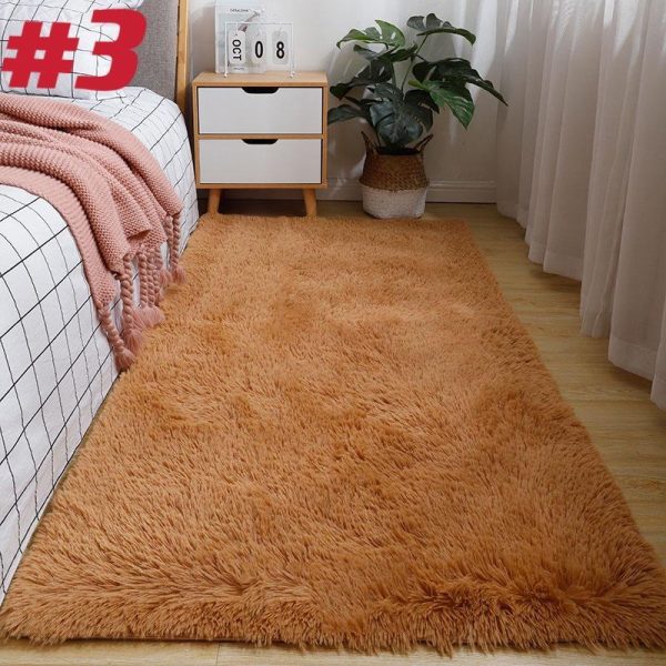 Home Textiles |   Living Room Rugs Imitation Wool Pad Fur Carpet Long Hair Soft Plush Bedroom Sofa Home & Kitchen Home Textiles