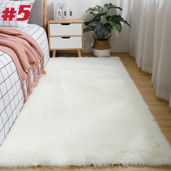 Home Textiles |   Living Room Rugs Imitation Wool Pad Fur Carpet Long Hair Soft Plush Bedroom Sofa Home & Kitchen Home Textiles