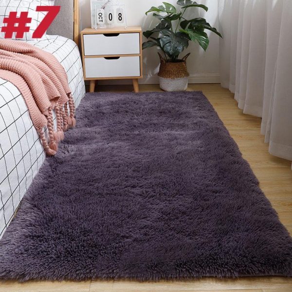 Home Textiles |   Living Room Rugs Imitation Wool Pad Fur Carpet Long Hair Soft Plush Bedroom Sofa Home & Kitchen Home Textiles