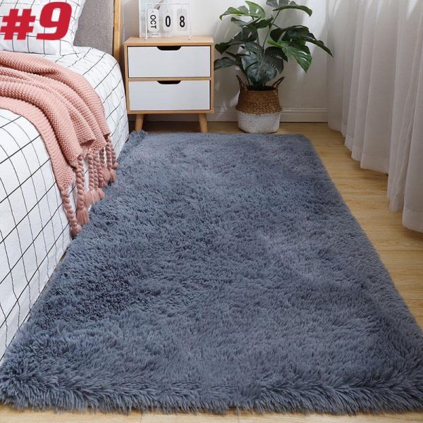 Home Textiles |   Living Room Rugs Imitation Wool Pad Fur Carpet Long Hair Soft Plush Bedroom Sofa Home & Kitchen Home Textiles