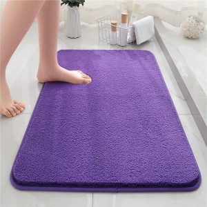 Home Textiles |   Luxury Thicken Chenille Bathroom Anti Slip Bath Mat With Super Water Absorbent Bathroom Rug Entrance Corridor Foot Mats Carpet Bathroom Products Bathroom Products