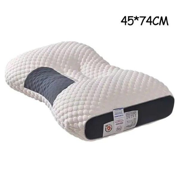 Home Textiles |   Neck Pillow Help Sleep And Protect The Pillow Neck Household Soybean Fiber Spa Massage Pillow For Sleeping Home & Kitchen Home Textiles