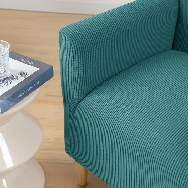 Home Textiles |   Waterproof Armchair Cover Stretch Single Sofa Slipcover Soft Elastic Single Small Chair Seater Sofa Covers For Home Club Hotel Home & Kitchen Home Textiles