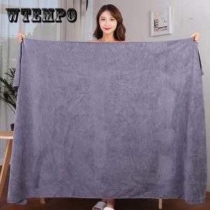 Home Textiles |   Wtempo 19090cm  Soft Bathroom Cotton Towels Solid Color Adult Absorbent Household Thickened And Enlarged Towels Bathroom Products Bathroom Products