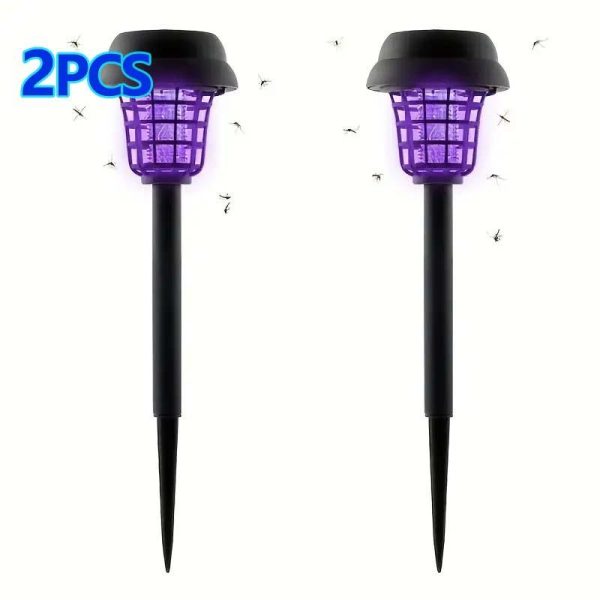 Household Supplies |   1 Pcs Solar Bug Zapper Waterproof Outdoor Mosquito Zapper Mosquito Killer And Lighting Mosquito Repellent Lamp For Indoor Outdoor Home & Kitchen Household Supplies