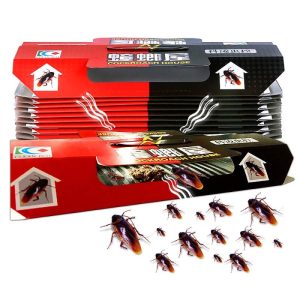 Household Supplies |   10Pcs Non-Toxic Effective Cockroaches Sticky Trap House Cockroach Bait Killer Home & Kitchen Household Supplies