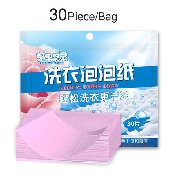 Household Supplies |   180/90/60/30Pcs Laundry Detergent Sheets Easy Dissolve Laundry Tablets Strong Deep Cleaning Detergent Laundry Soap For Washing Machine Home & Kitchen Household Supplies