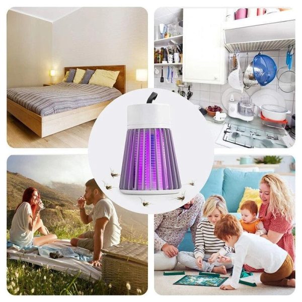 Household Supplies |   2023 Electric Shock Mosquito Killer Lamp Usb Fly Trap Zapper Insect Killer Repellent Bedroom Outdoor Anti Mosquito Trap Home & Kitchen Household Supplies