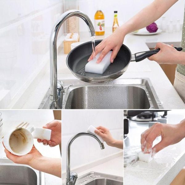 Household Supplies |   5/10/20/50Pcs Multi-Functional Magic Sponge Eraser Home Kitchen Office Cleaning Tool Home & Kitchen Household Supplies