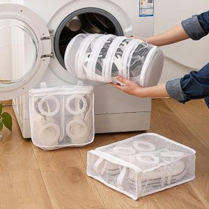 Household Supplies |   Anti-Deformation Mesh Laundry Bag Washing Machine Shoes Bag Travel Storage Bags Organizer Portable Protective Airing Dry Tools Home & Kitchen Household Supplies