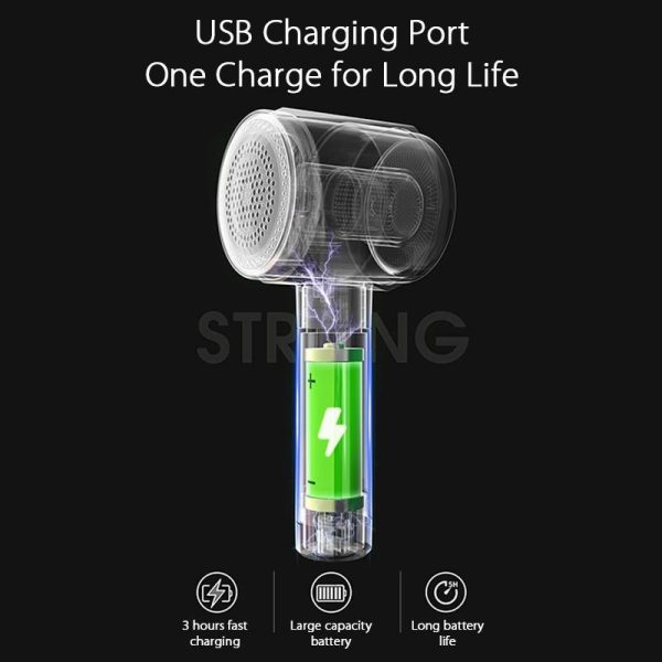 Household Supplies |   Electric Lint Remover Clothes Hair Ball Trimmer Sweater Fuzz Shaver Lint Ball Buster Usb Charging Clothes Electric Shaver Cleaning Supplies Home & Kitchen Household Supplies