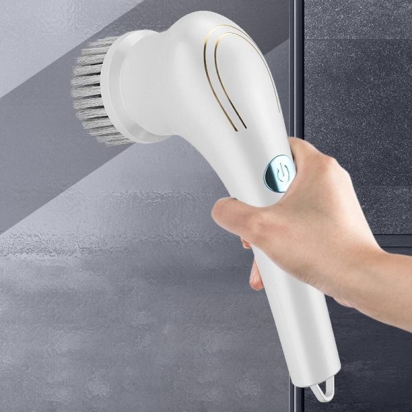 Household Supplies |   Electric Scrubber Dishwashing Brush Cordless Cleaning Brush Rotary Scrubber For Bathroom Kitchen Home Home & Kitchen Household Supplies