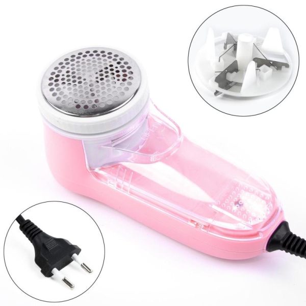 Household Supplies |   Eu Type Portable Trimmer Clothes Lint Pill Fluff Remover Fabrics Sweater Shaver Home & Kitchen Household Supplies