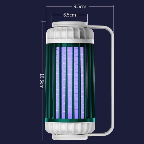 Household Supplies |   Mosquito Killer Lamp Electric Shock Photocatalyst Kill Bug Insect Zapper Home Mosquito Repellent Rechargable Outdoor Fly Trap Home & Kitchen Household Supplies