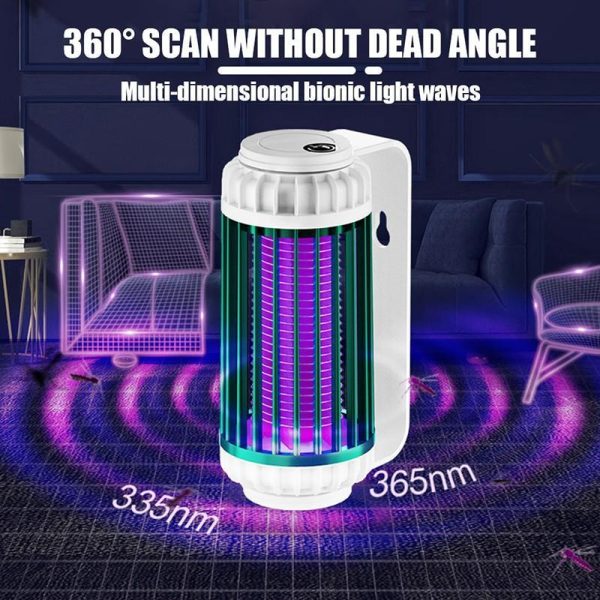 Household Supplies |   Mosquito Killer Lamp Electric Shock Photocatalyst Kill Bug Insect Zapper Home Mosquito Repellent Rechargable Outdoor Fly Trap Home & Kitchen Household Supplies