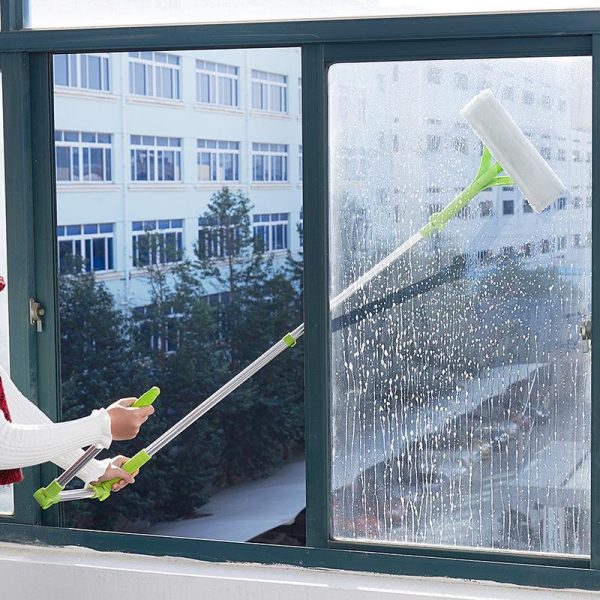 Household Supplies |   New Telescopic High-Rise Cleaning Glass Sponge Mop Multi Cleaner Brush Washing Windows Dust Brush Home & Kitchen Household Supplies