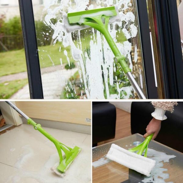 Household Supplies |   New Telescopic High-Rise Cleaning Glass Sponge Mop Multi Cleaner Brush Washing Windows Dust Brush Home & Kitchen Household Supplies