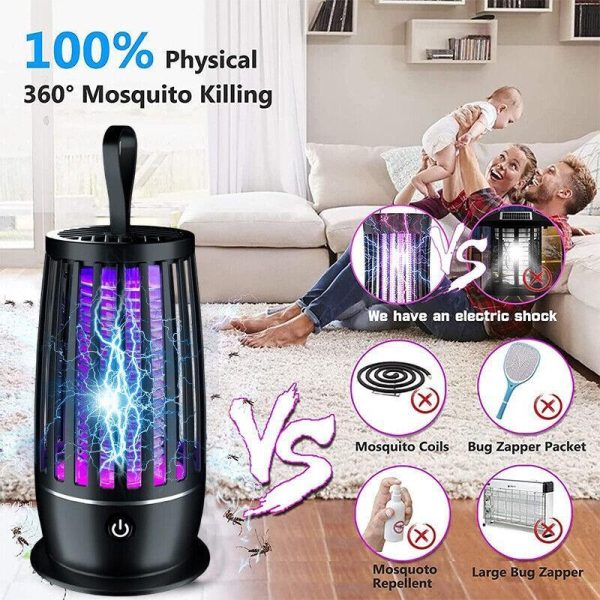 Household Supplies |   New Type Lantern Mosquito Killer Usb Portable Household Led Night Light Catalyst Electric Mosquito Repellent Usb Charging Outdoor Mosquito Killer Home & Kitchen Household Supplies