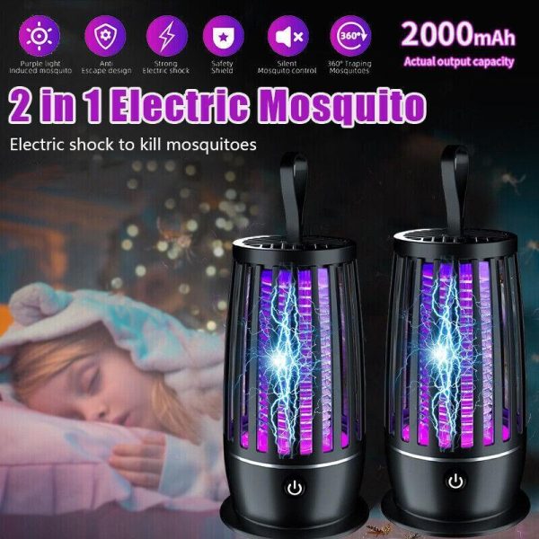 Household Supplies |   New Type Lantern Mosquito Killer Usb Portable Household Led Night Light Catalyst Electric Mosquito Repellent Usb Charging Outdoor Mosquito Killer Home & Kitchen Household Supplies