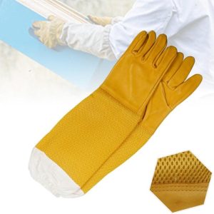 Insects |   1 Pair Of Beekeeping Protective Gloves Breathable Anti Bee Sting Sheepskin Long Sleeve Gloves Beekeeping Tools Lxy Insects Insects