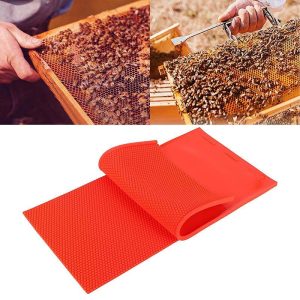 Insects |   2 Pcs/Set Honeycomb Silicone Mould Beekeeper Soft Pvc Foundation Bee Hive Basis Press Sheet Mould Beeswax Press Sheet Mould Beekeeping Tools Insects Insects