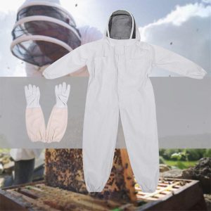 Insects |   Bee Proof Protective Clothing Full Body Beekeeping Suit Farm Unisex Safety Outfit With Glove Veil Hood Professional Apiary Reuse Insects Insects