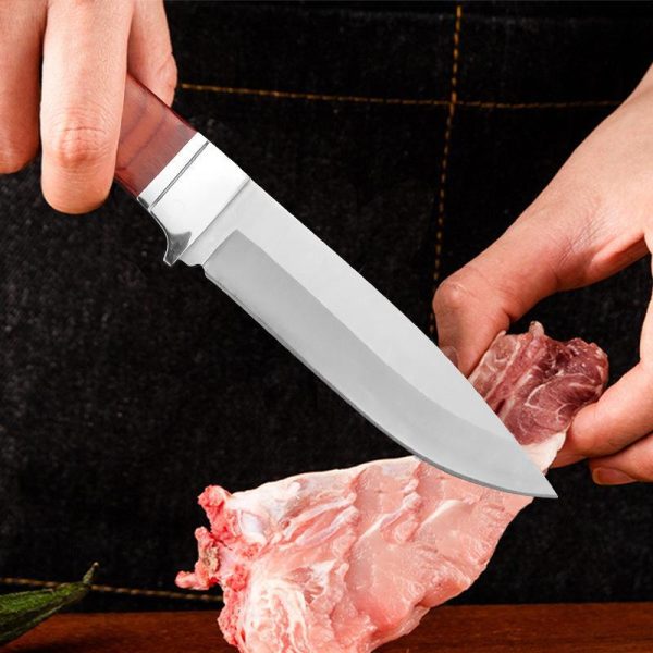 Kitchen, Dining & Bar |   2024 New Design Japanese Chef Nakiri Knife Stainless Steel Chef Knife Kitchen Knife Stainless Steels Boning Chef Fillet Knife Cleaver Cutter Tool Home & Kitchen Kitchen, Dining & Bar