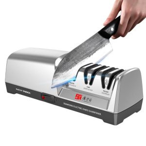 Kitchen, Dining & Bar |   Taidea Tg2302 Electric Knife Sharpener 15 And 20 Degrees 3-Stage System Stainless Steel Knife Home & Kitchen Kitchen, Dining & Bar