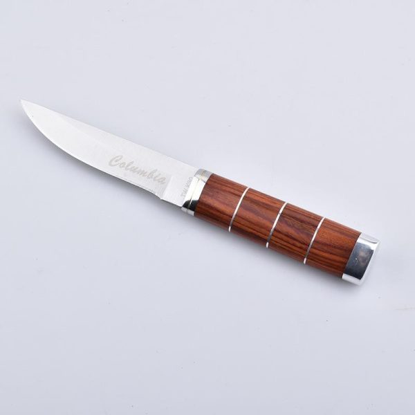 Kitchen, Dining & Bar |   Wooden Handle Mirror Light Small Straight Knife Household Sharp Fruit Knife Fishing Small Straight Knife Home & Kitchen Kitchen, Dining & Bar