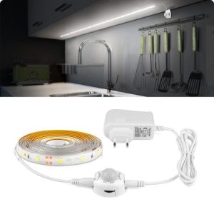 Lighting |   1M 2M 3M 4M 5M Motion Sensor Led Cabinet Light Night Sensor Strip Home & Kitchen Lighting