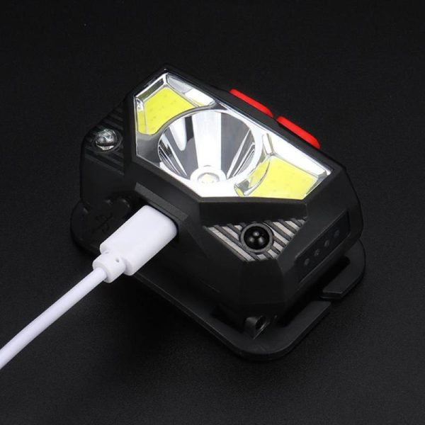 Lighting |   6000Lm Motion Sensor Inductive Led Headlight Headlamp Rechargeable Built In Battery Head Torch Lamp Red Fishing Light Home & Kitchen Lighting