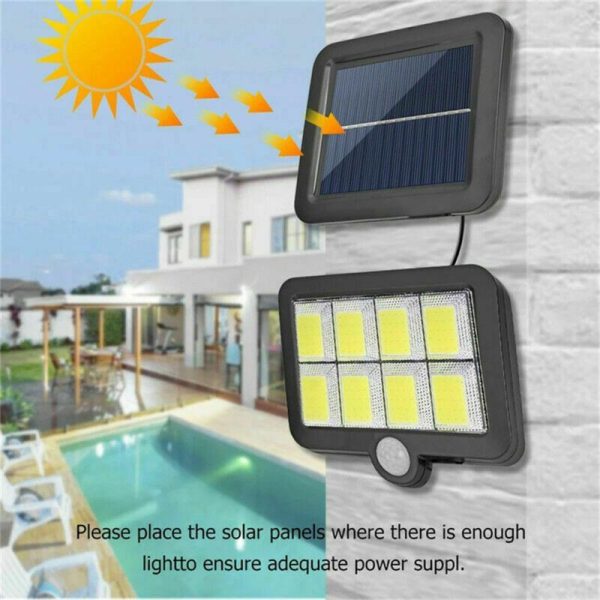 Lighting |   9000Lm Outdoor Led Solar Light With 3 Lighting Modes Energy Saving Motion Sensor Light Home & Kitchen Lighting