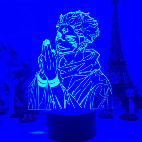 Lighting |   Anime Jujutsu Kaisen Ryomen Sukuna 3D Led Night Light Lamp For Bedroom Decor Kids Birthday Gift Light Jujutsu Kaisen Gadget Home & Kitchen Lighting