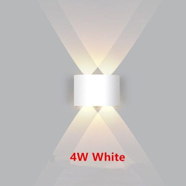 Lighting |   Ip65 Led Wall Lamp Outdoor Waterproof Garden Lighting Aluminum Ac86-265 Indoor Bedroom Living Room Stairs Wall Light Home & Kitchen Lighting