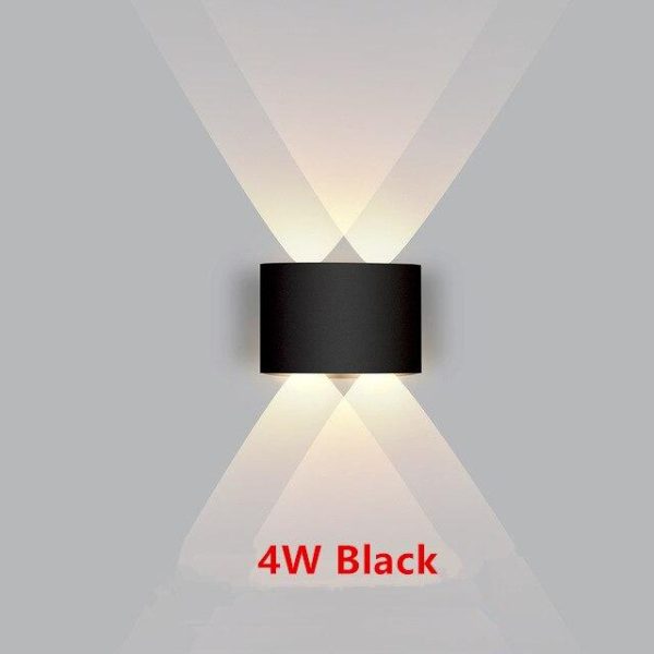 Lighting |   Ip65 Led Wall Lamp Outdoor Waterproof Garden Lighting Aluminum Ac86-265 Indoor Bedroom Living Room Stairs Wall Light Home & Kitchen Lighting